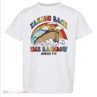 Taking Back The Rainbow Christian Jesus Rainbow Ship Toddler T-Shirt thumb 0
