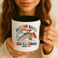 Taking Back The Rainbow Christian Jesus Rainbow Ship Coffee Mug thumb 3
