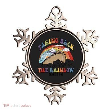 Taking Back The Rainbow Christian Jesus Rainbow Ship Ornament