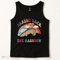 Taking Back The Rainbow Christian Jesus Rainbow Ship Tank Top thumb 2
