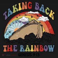 Taking Back The Rainbow Christian Jesus Rainbow Ship Visor thumb 3