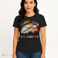 Taking Back The Rainbow Christian Jesus Rainbow Ship Women's T-Shirt thumb 4