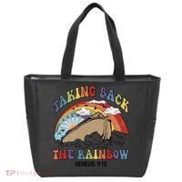 Taking Back The Rainbow Christian Jesus Rainbow Ship Tote Bag thumb 0
