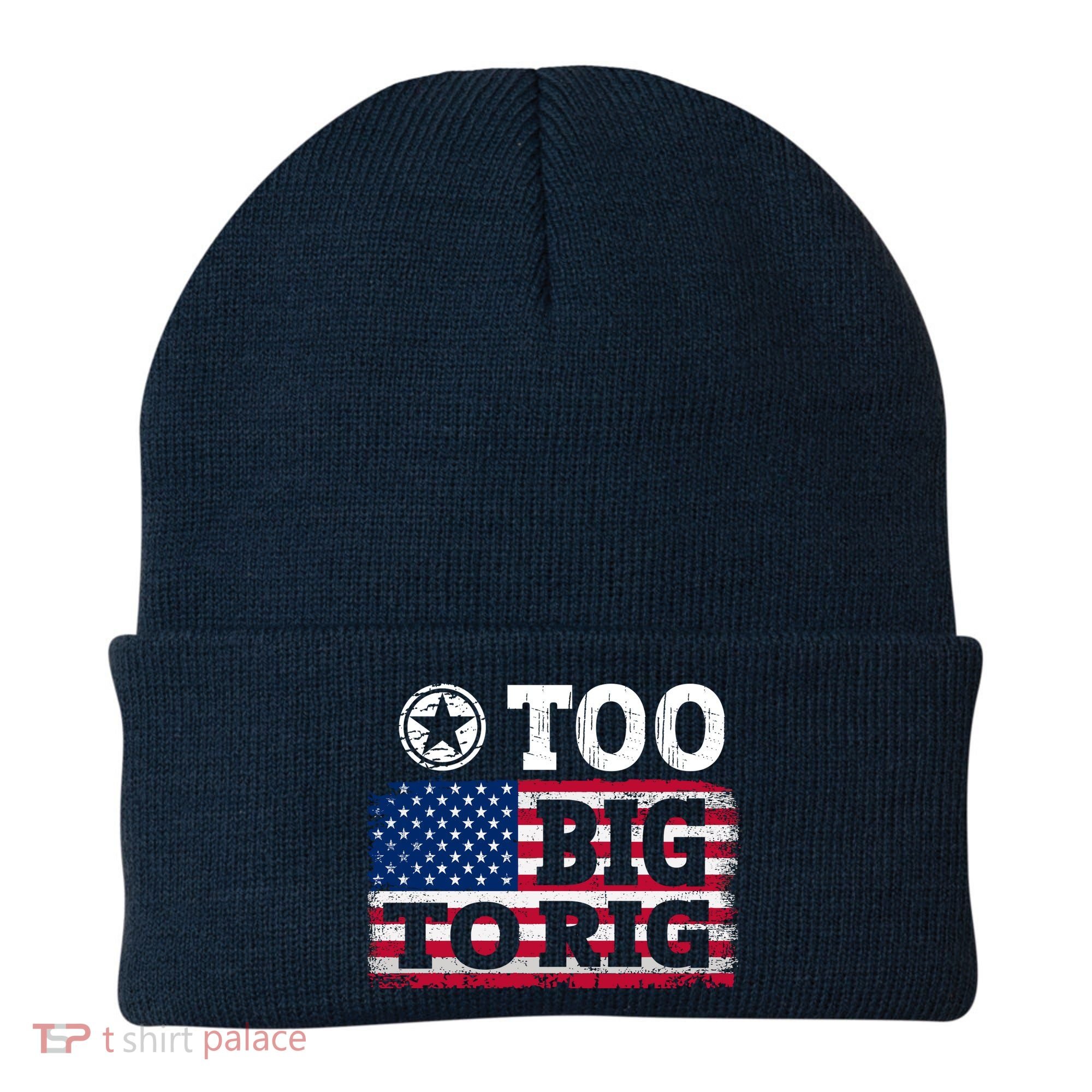 Too Big To Rig Saying Trump 2024 Beanie
