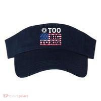 Too Big To Rig Saying Trump 2024 Visor thumb 0