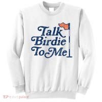 Talk Birdie To Me Funny Golfer Dad Fathers Day Golf Sweatshirt thumb 0