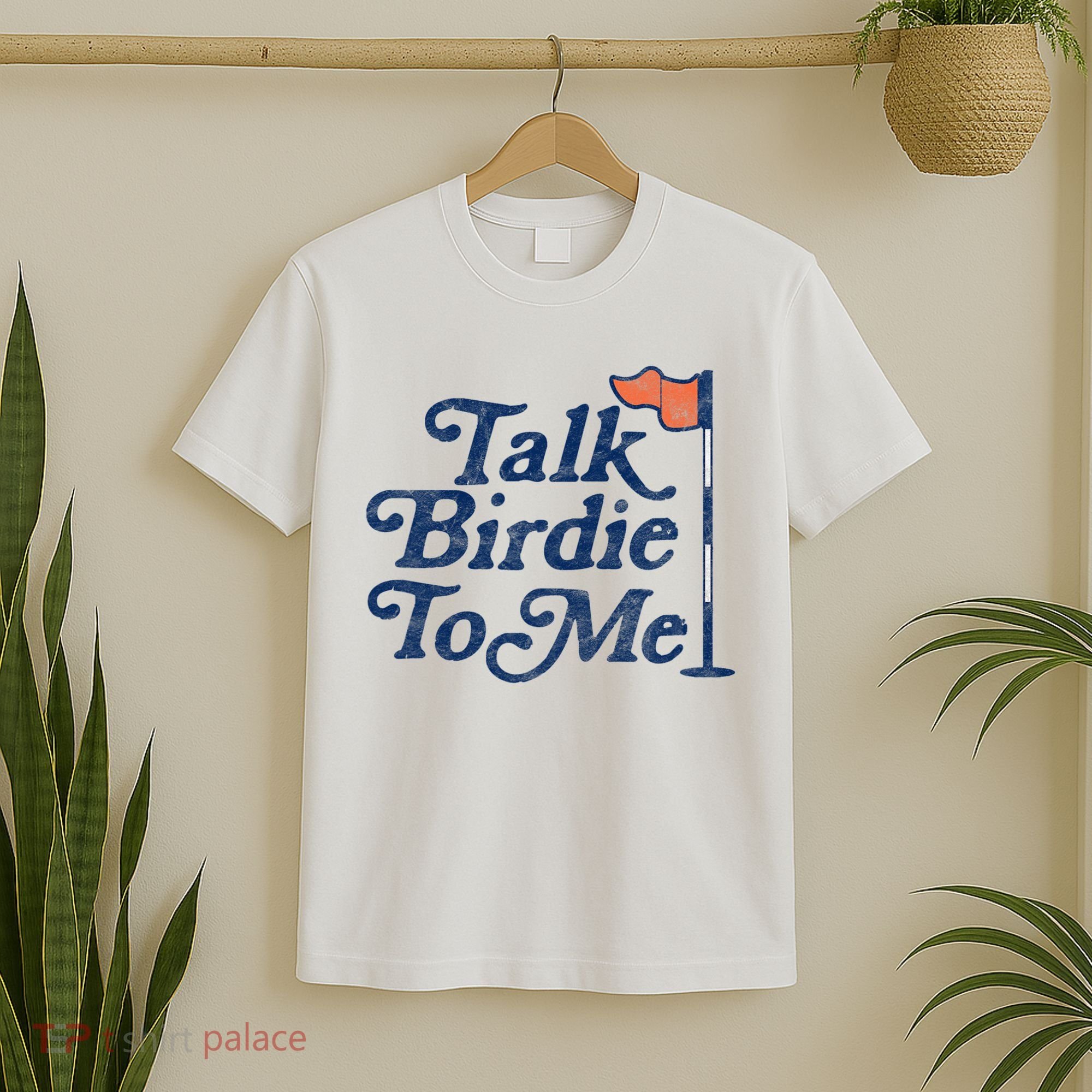 Talk Birdie To Me Funny Golfer Dad Fathers Day Golf T-Shirt