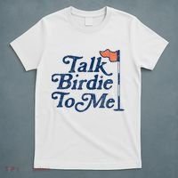 Talk Birdie To Me Funny Golfer Dad Fathers Day Golf T-Shirt thumb 5