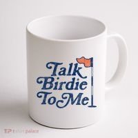 Talk Birdie To Me Funny Golfer Dad Fathers Day Golf Coffee Mug thumb 1