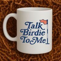 Talk Birdie To Me Funny Golfer Dad Fathers Day Golf Coffee Mug thumb 2