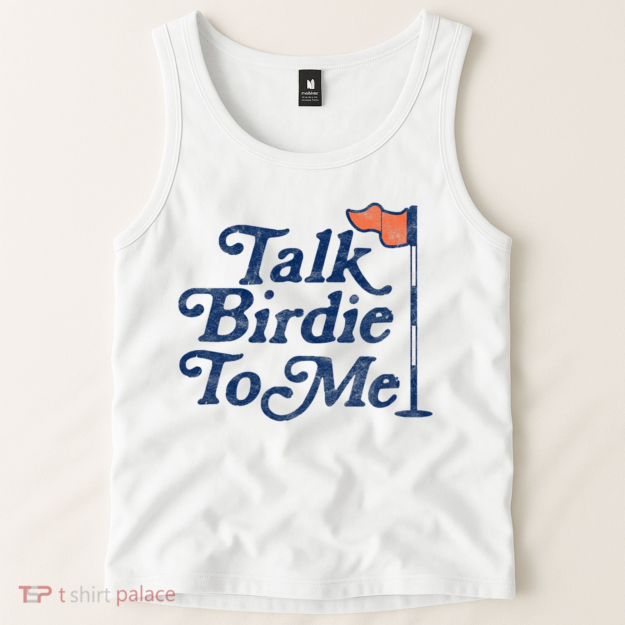 Talk Birdie To Me Funny Golfer Dad Fathers Day Golf Tank Top