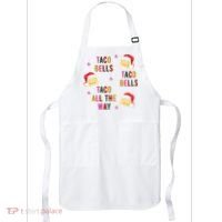 Taco Bells Taco All The Way Funny Christmas Apron thumb 0