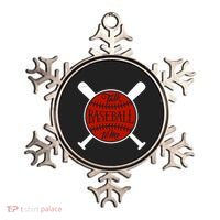 Talk Baseball To Me Ornament thumb 0