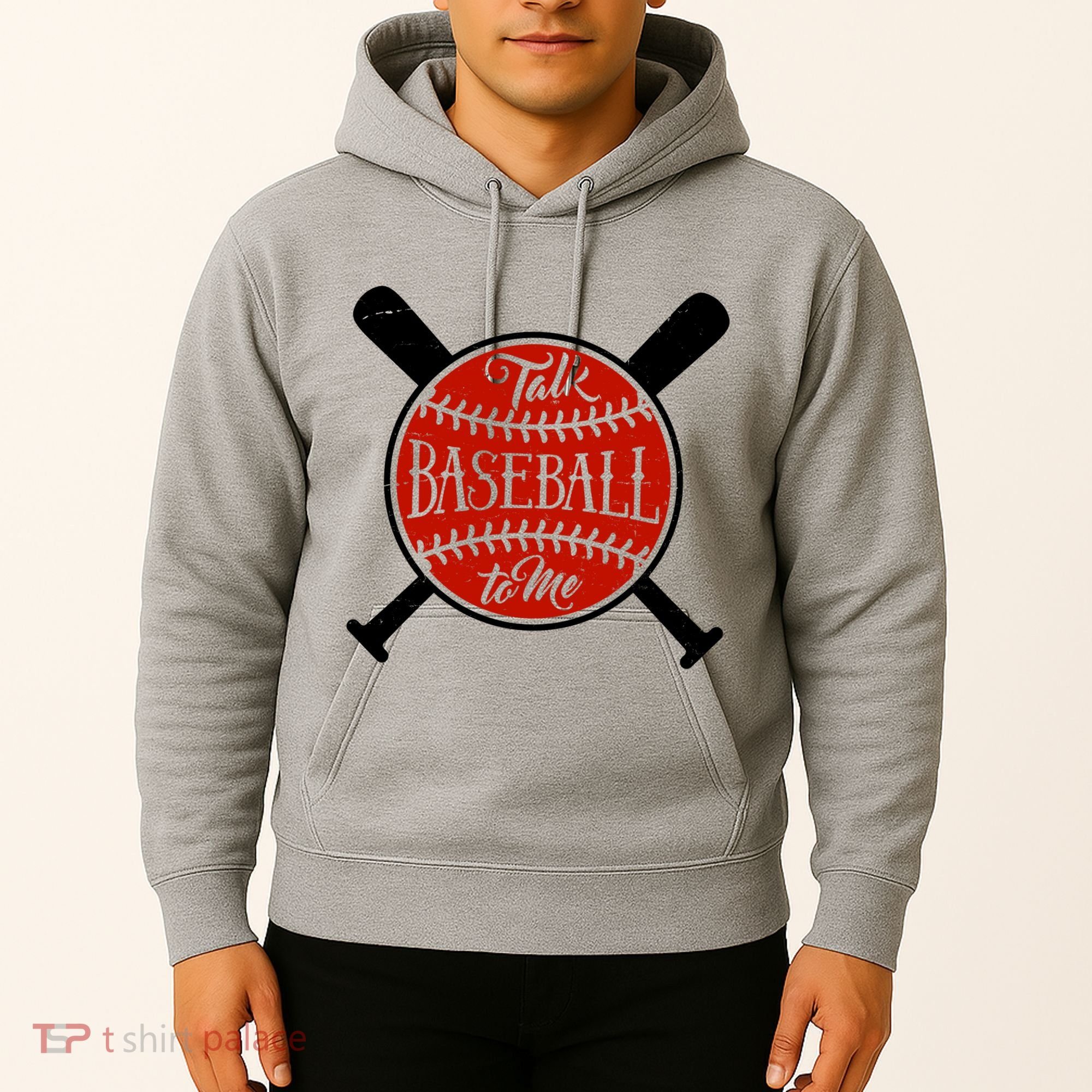 Talk Baseball To Me Hoodie