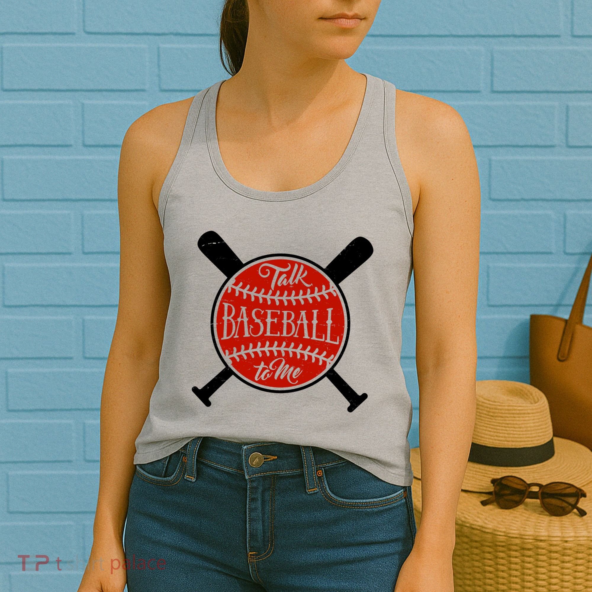 Talk Baseball To Me Women's Tank Top