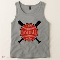 Talk Baseball To Me Tank Top thumb 2