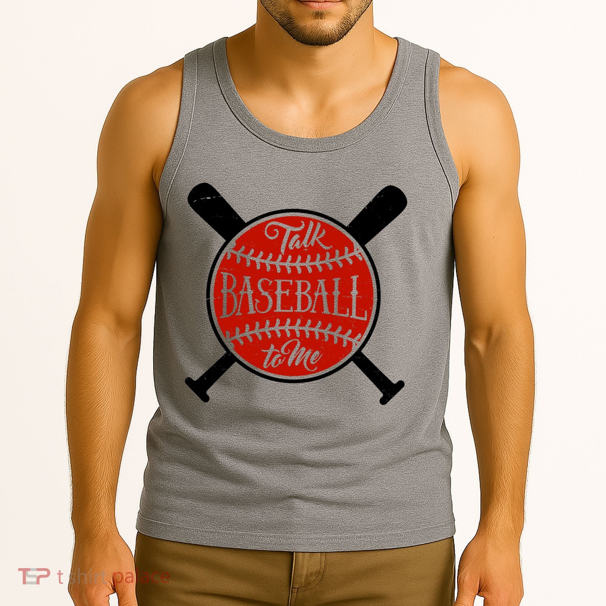 Talk Baseball To Me Tank Top