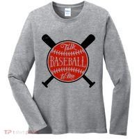 Talk Baseball To Me Women's Long Sleeve Shirt thumb 0