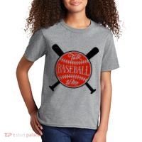 Talk Baseball To Me Kids T-Shirt thumb 2