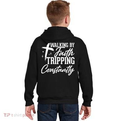 Testing Back  Kids Hoodie