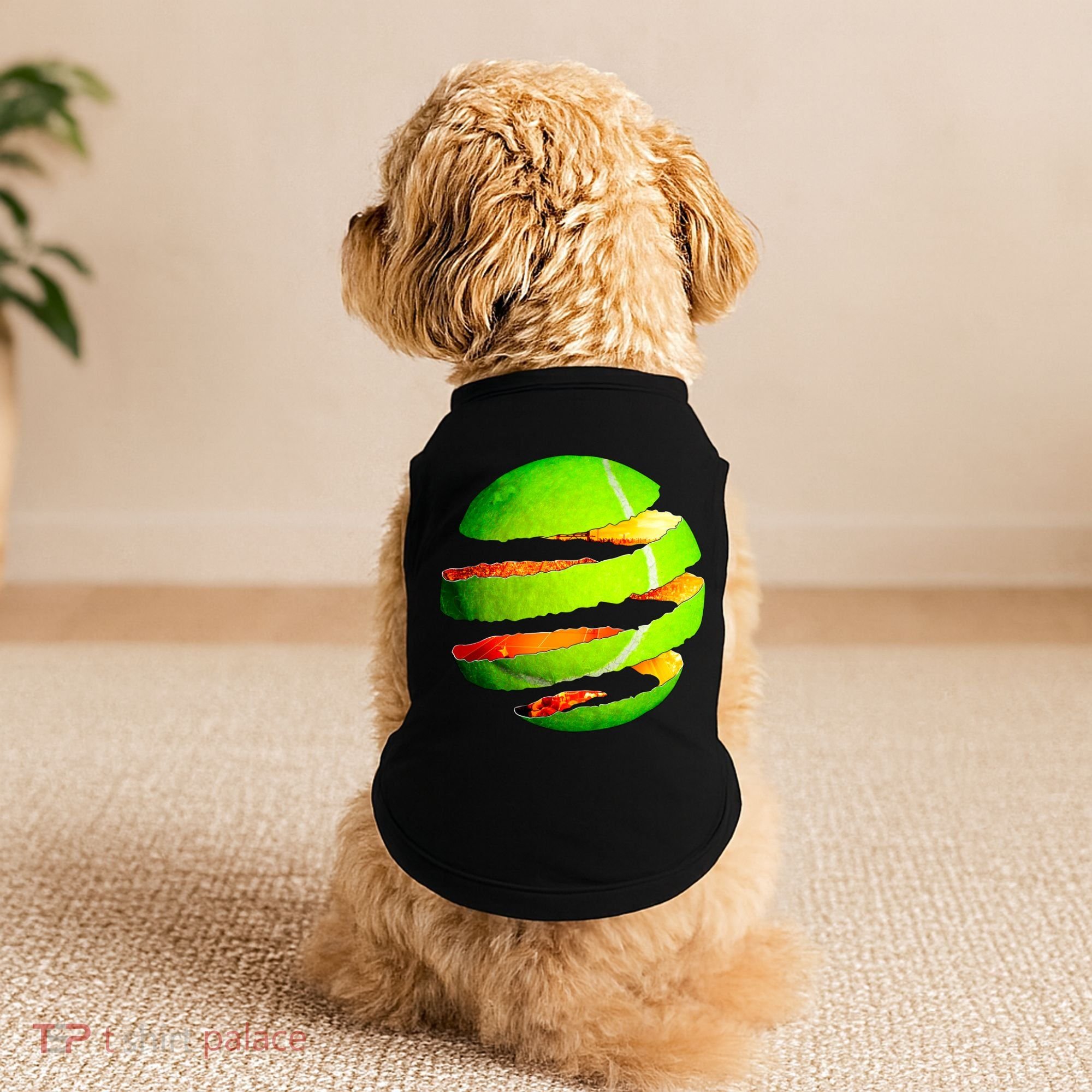 Tennis Ball Tear Doggie Tank