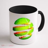 Tennis Ball Tear Coffee Mug thumb 1