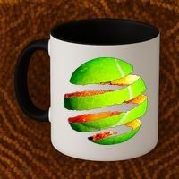 Tennis Ball Tear Coffee Mug thumb 2