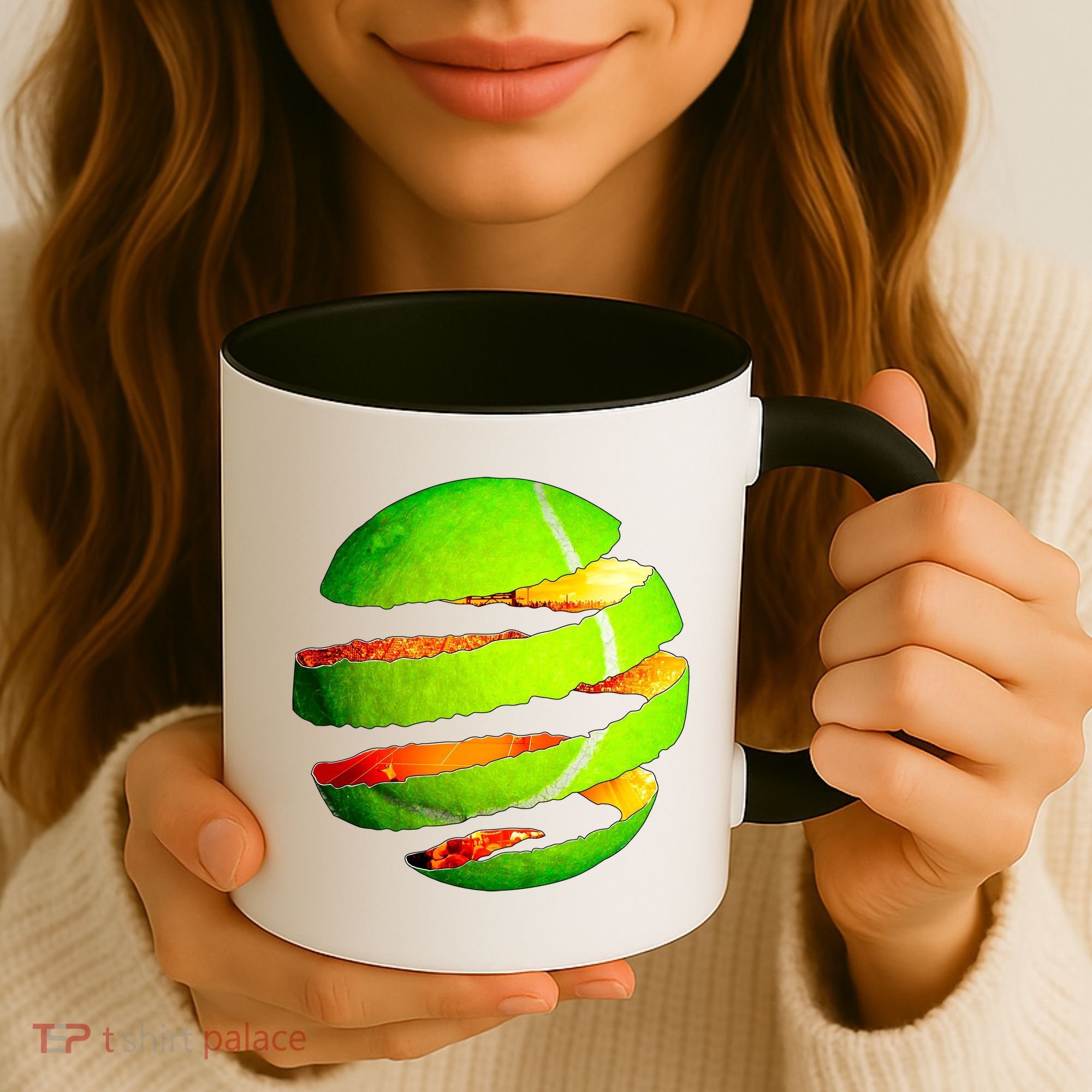 Tennis Ball Tear Coffee Mug