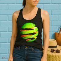 Tennis Ball Tear Women's Tank Top thumb 2