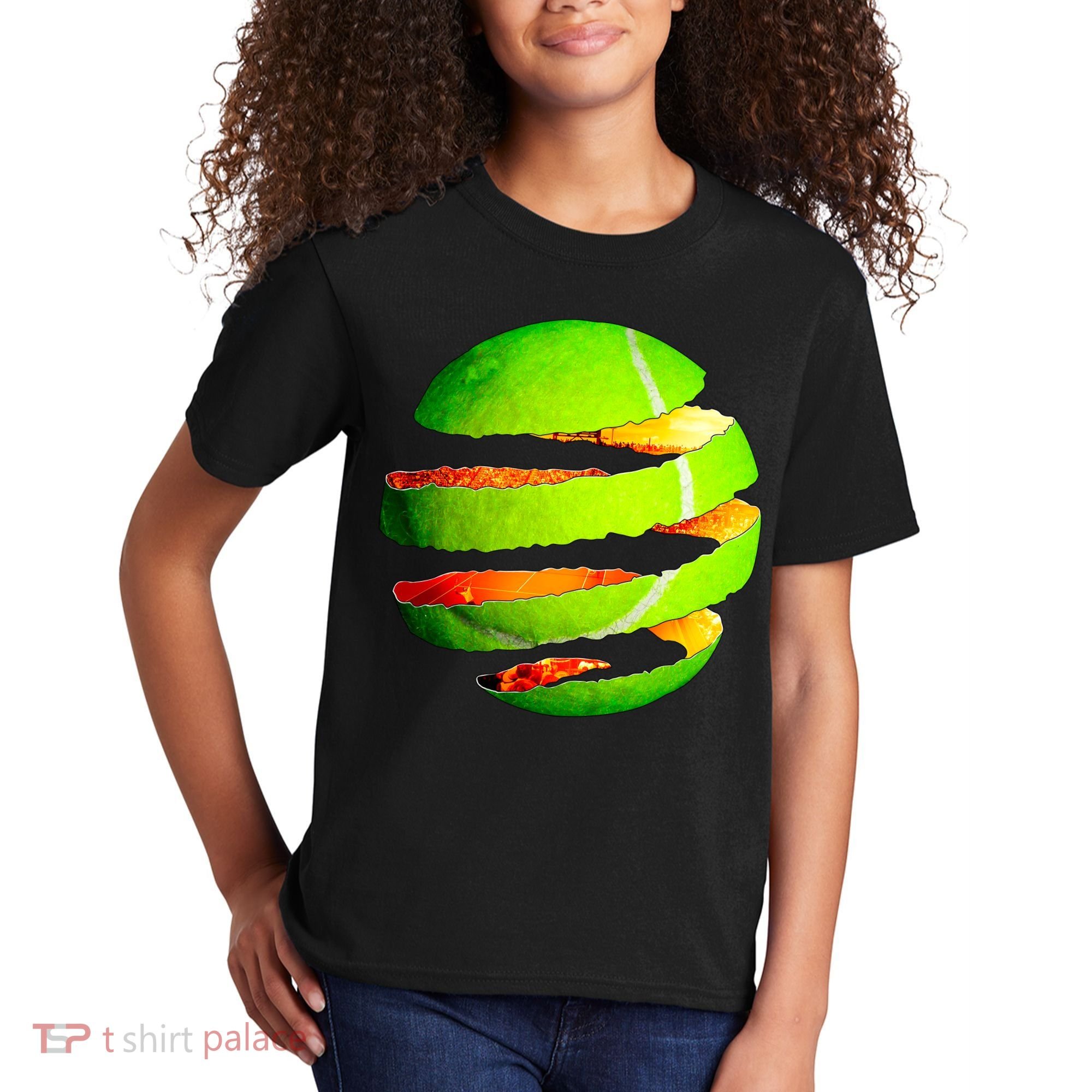 Tennis Ball Tear Kids T-Shirt