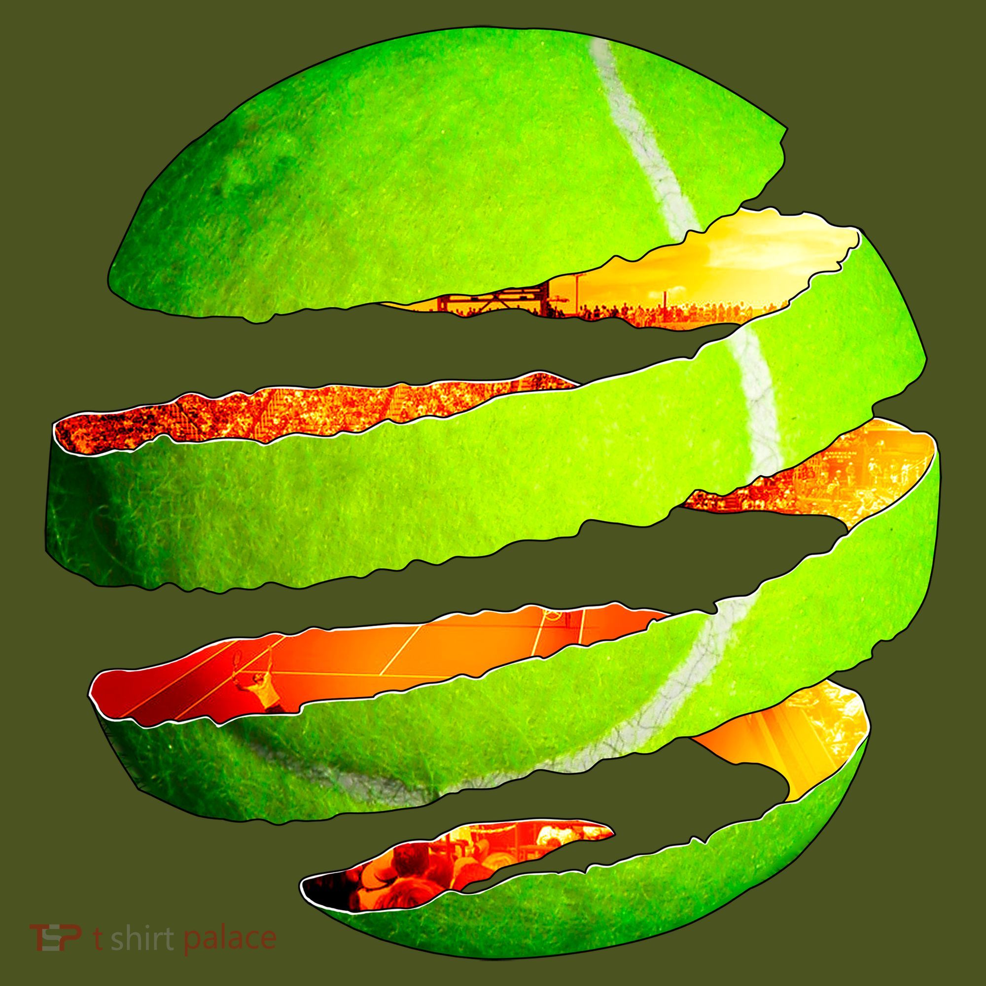 Tennis Ball Tear Mousepad