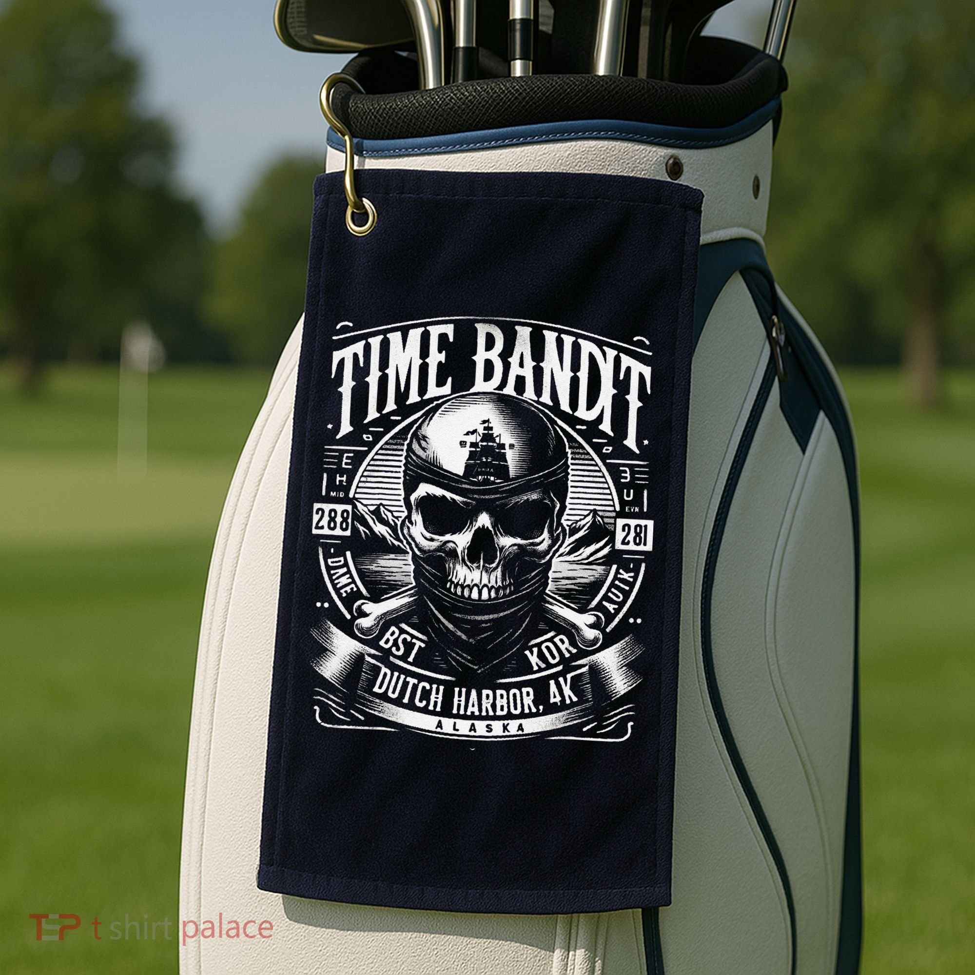 Time Bandit Golf Towel