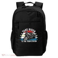 Take Biden To The Train Station Yellowstone Backpack thumb 0