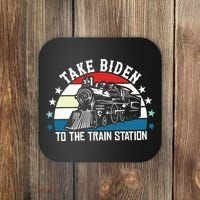 Take Biden To The Train Station Yellowstone Coaster thumb 0