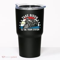 Take Biden To The Train Station Yellowstone Tumbler thumb 0