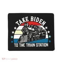 Take Biden To The Train Station Yellowstone Mousepad thumb 0