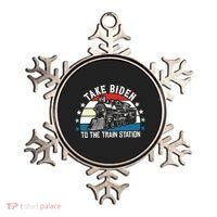 Take Biden To The Train Station Yellowstone Ornament thumb 0