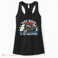 Take Biden To The Train Station Yellowstone Women's Tank Top thumb 0