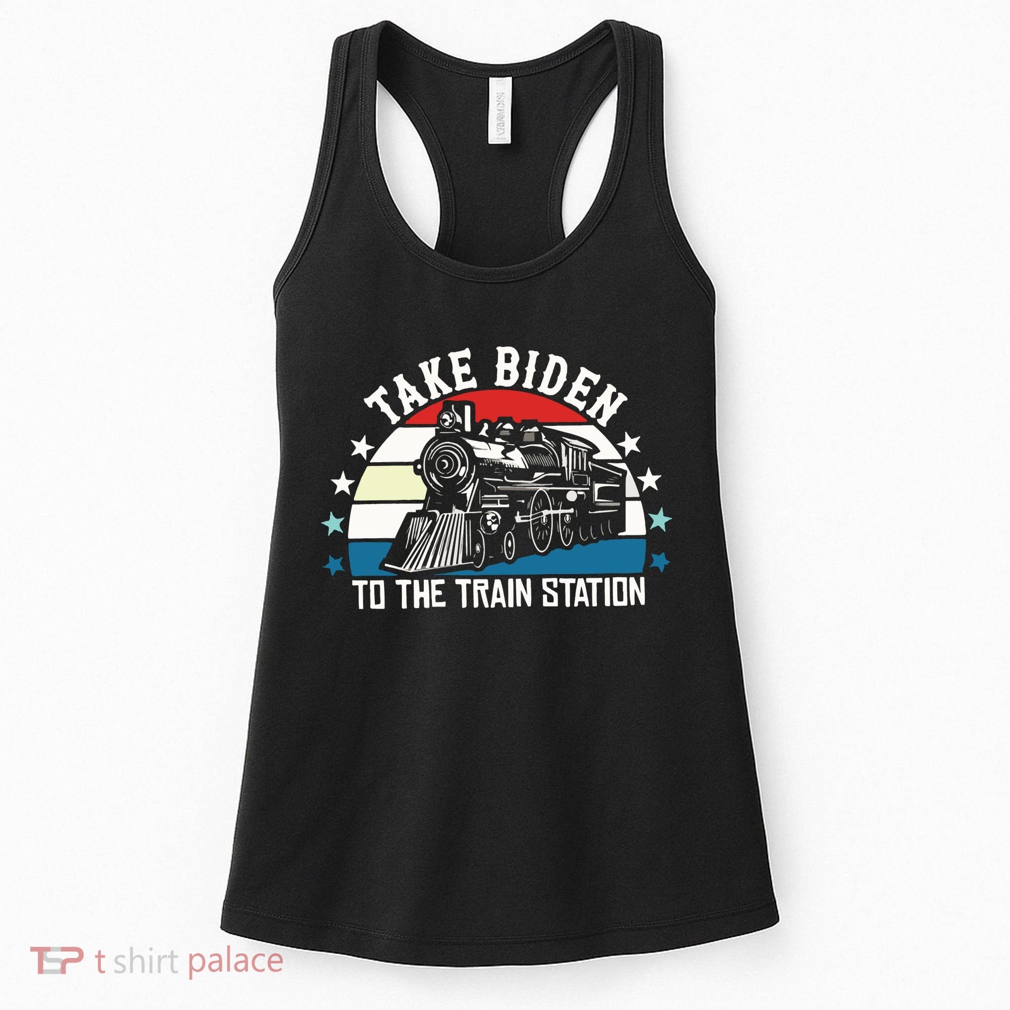Take Biden To The Train Station Yellowstone Women's Tank Top