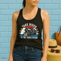 Take Biden To The Train Station Yellowstone Women's Tank Top thumb 2
