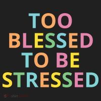 Too Blessed To Be Stressed Beanie thumb 2