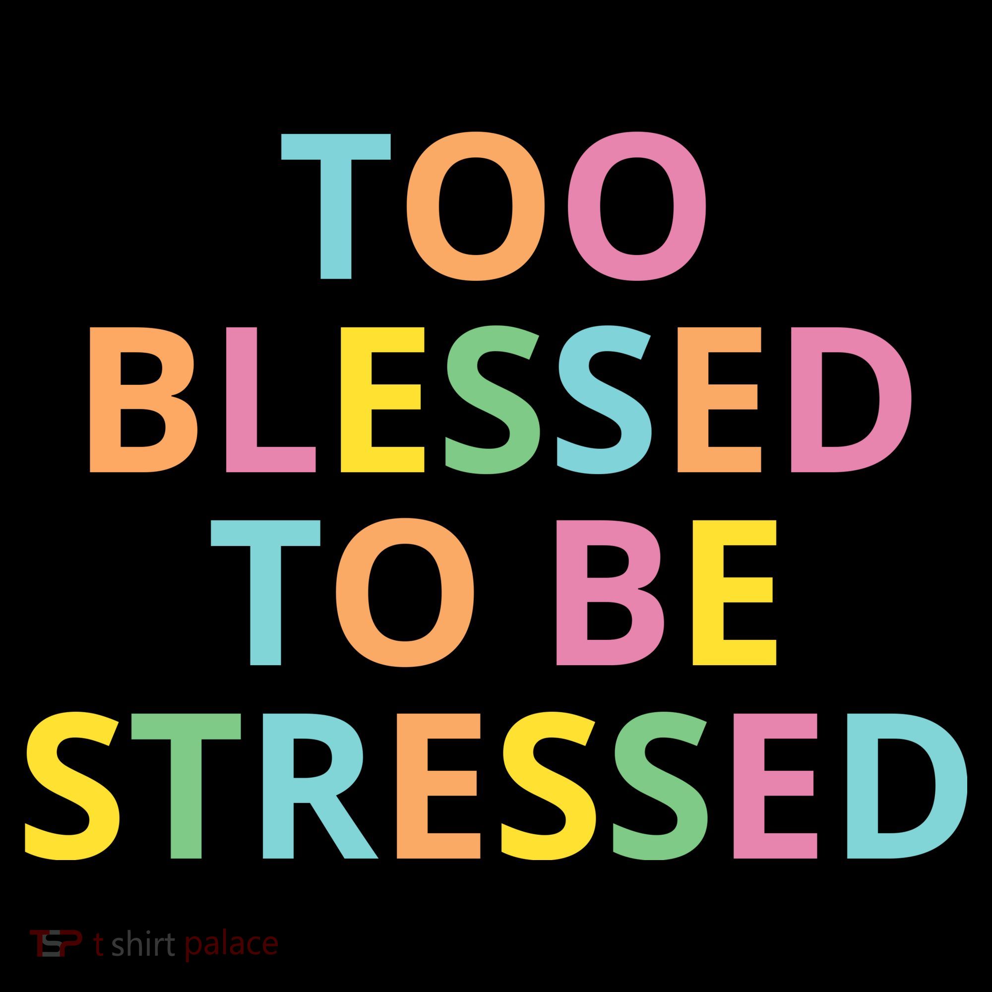 Too Blessed To Be Stressed Visor