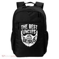 The Best Uncles Have Beards Shirt Funny Uncle Beard Gift Backpack thumb 0