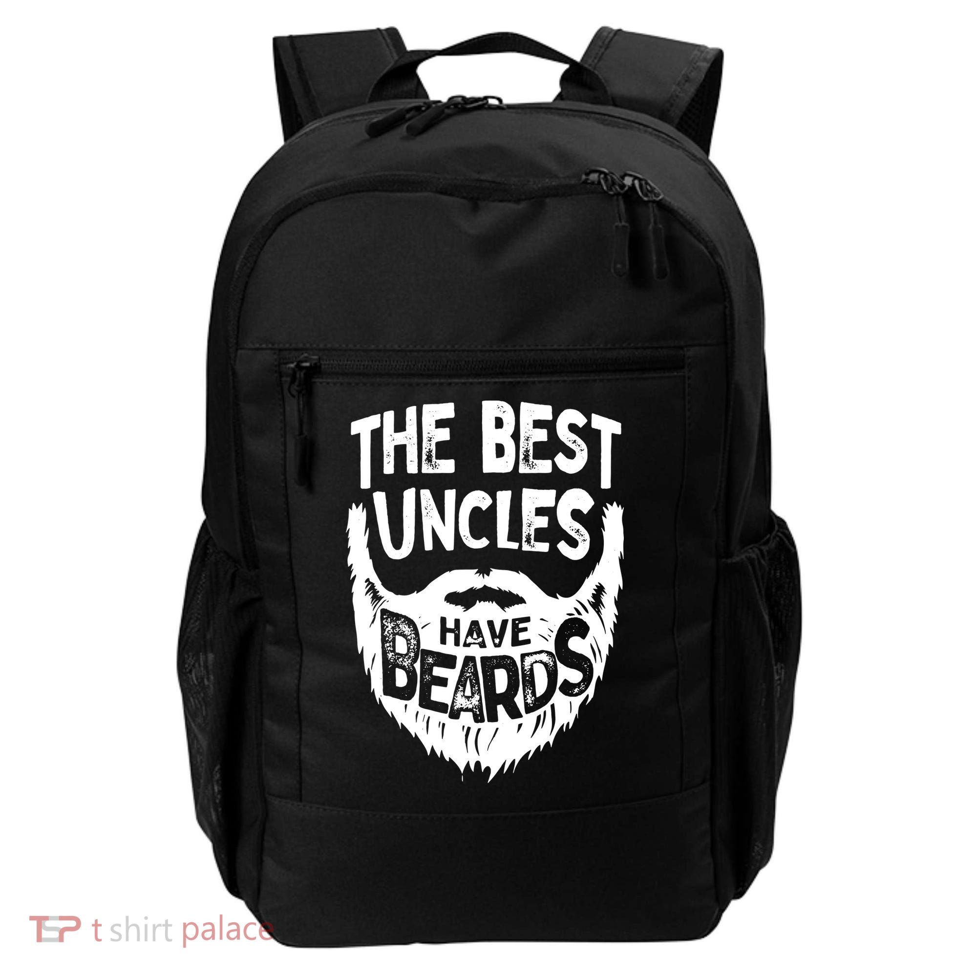 The Best Uncles Have Beards Shirt Funny Uncle Beard Gift Backpack