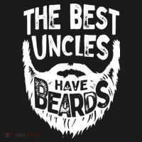 The Best Uncles Have Beards Shirt Funny Uncle Beard Gift Coaster thumb 2