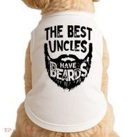 The Best Uncles Have Beards Shirt Funny Uncle Beard Gift Doggie Tank thumb 0