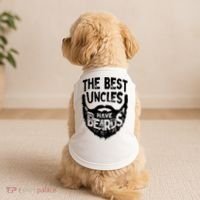 The Best Uncles Have Beards Shirt Funny Uncle Beard Gift Doggie Tank thumb 2