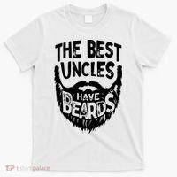 The Best Uncles Have Beards Shirt Funny Uncle Beard Gift T-Shirt thumb 0