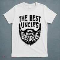 The Best Uncles Have Beards Shirt Funny Uncle Beard Gift T-Shirt thumb 5
