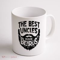 The Best Uncles Have Beards Shirt Funny Uncle Beard Gift Coffee Mug thumb 1